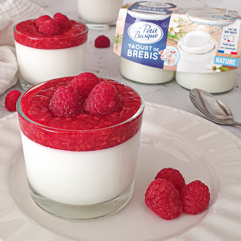 recette de Panna cotta au yaourt de brebis