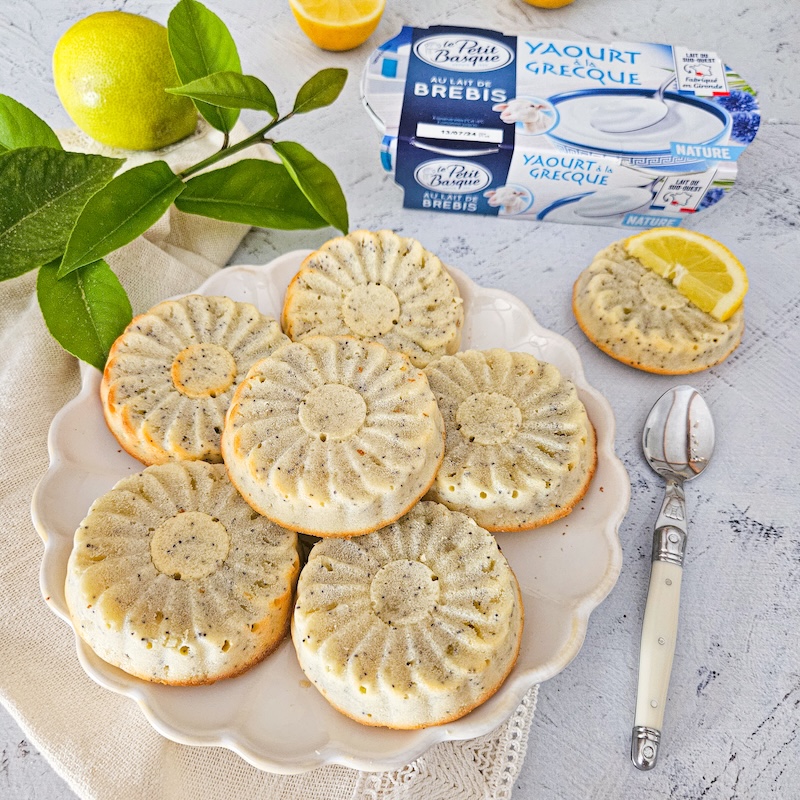 recette de Petits fondants au yaourt à la grecque