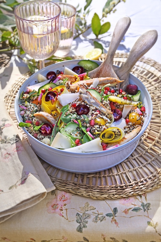 recette de Salade estivale colorée