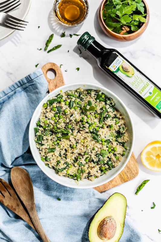 recette de Taboulé de printemps à l’huile d’avocat