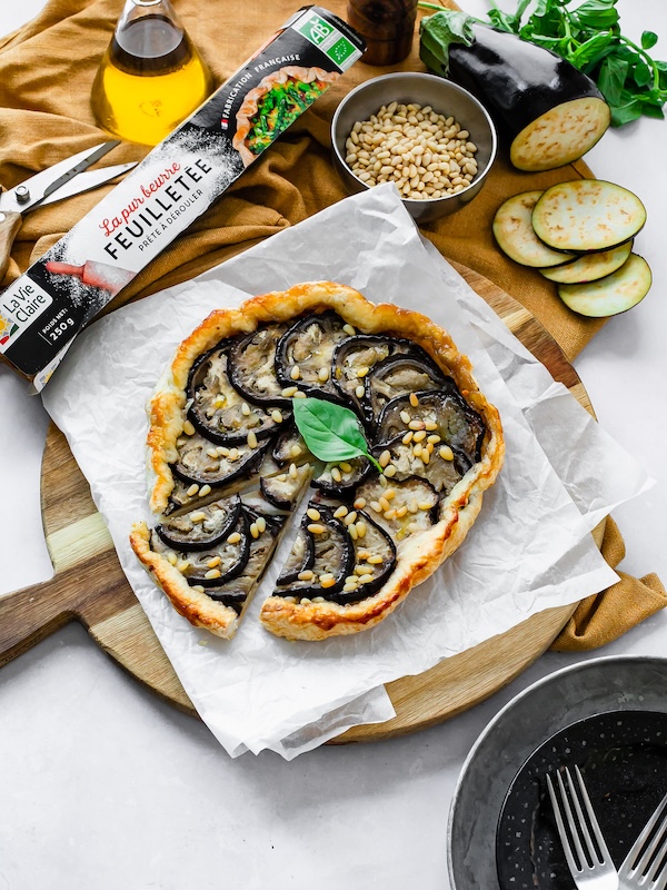 recette de Tarte tatin d’aubergines