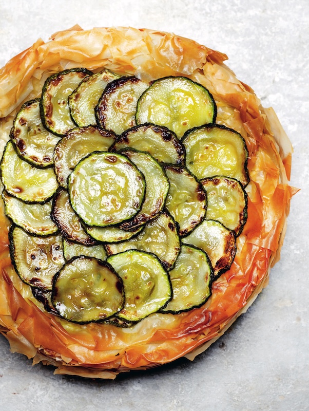 recette de Kolokythopita la pita à la courgette