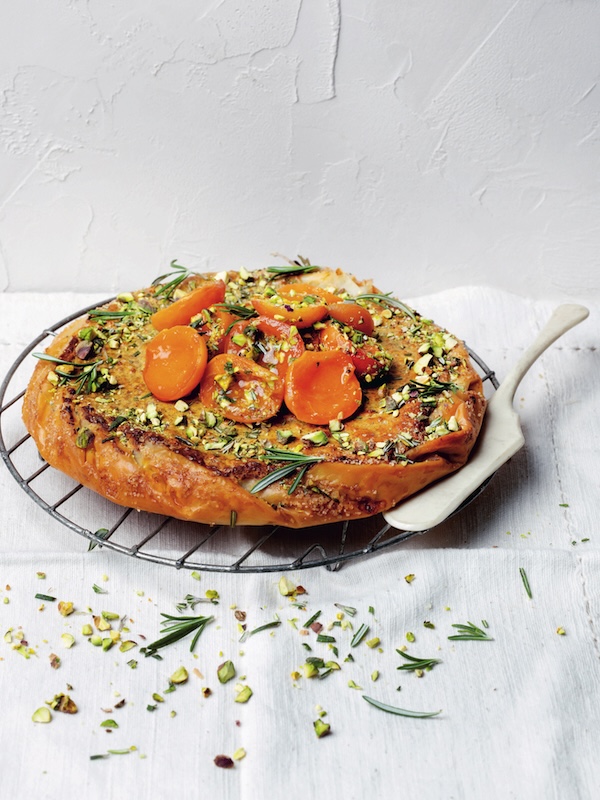 recette de Galette aux abricots