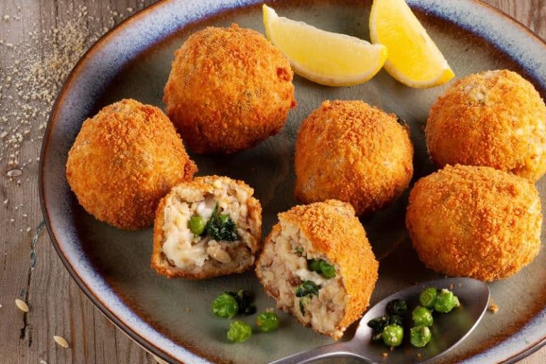 Arancini aux légumes et mozzarella