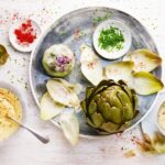 Artichaut vinaigrette au Comté