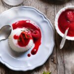 Blanc-manger coulis poivron