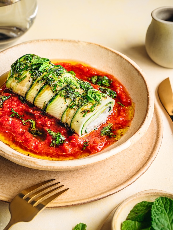 recette de Cannelloni de courgette