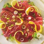 Carpaccio de boeuf et Beaufort à la japonaise