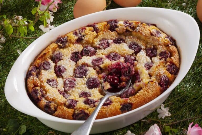 Clafoutis aux cerises à la poudre d’amande