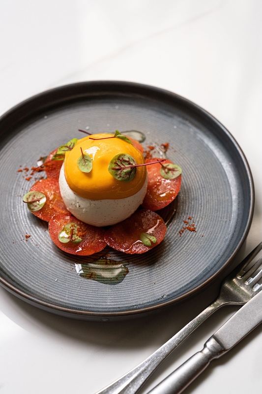 recette de Salade caprese destructurée