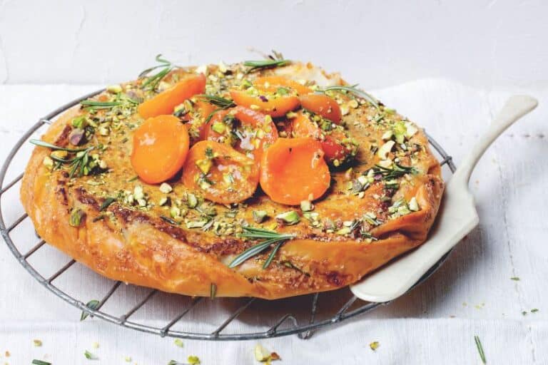 Galette aux abricots