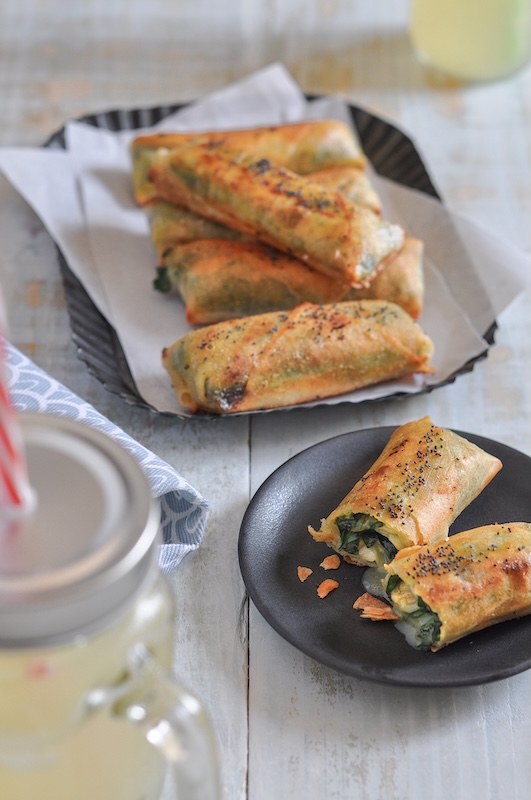 recette de Böreks au cresson et chèvre