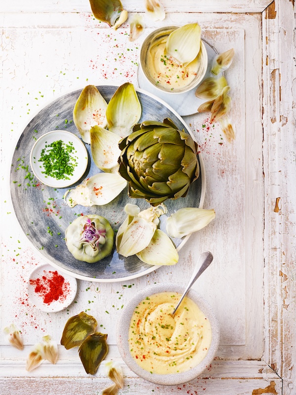 recette Artichaut vinaigrette au Comté