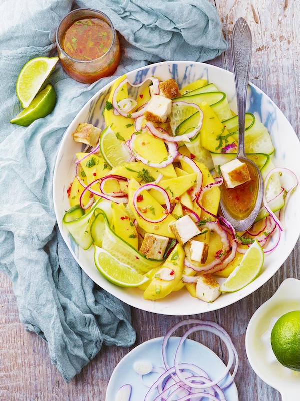 recette de Salade sucrée salée à la mangue