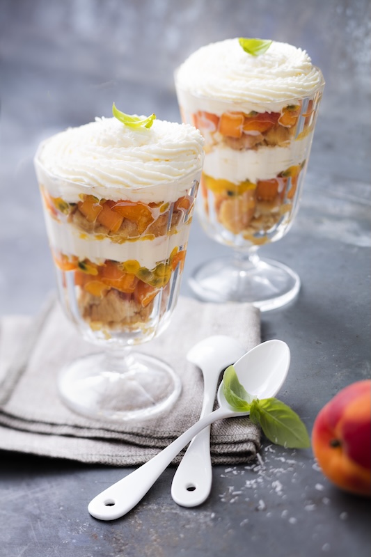 recette de Trifle d’abricot aux fruits de la passion