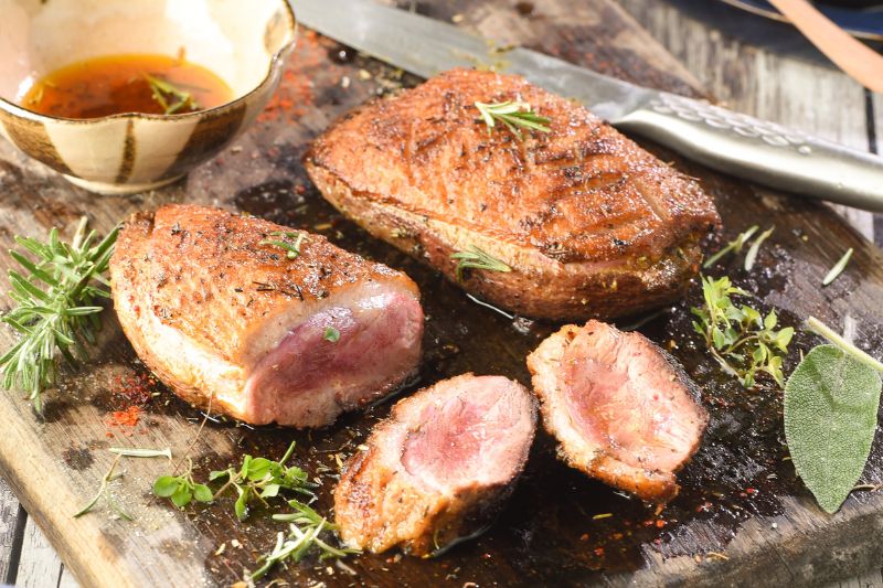 Magret cajun au barbecue