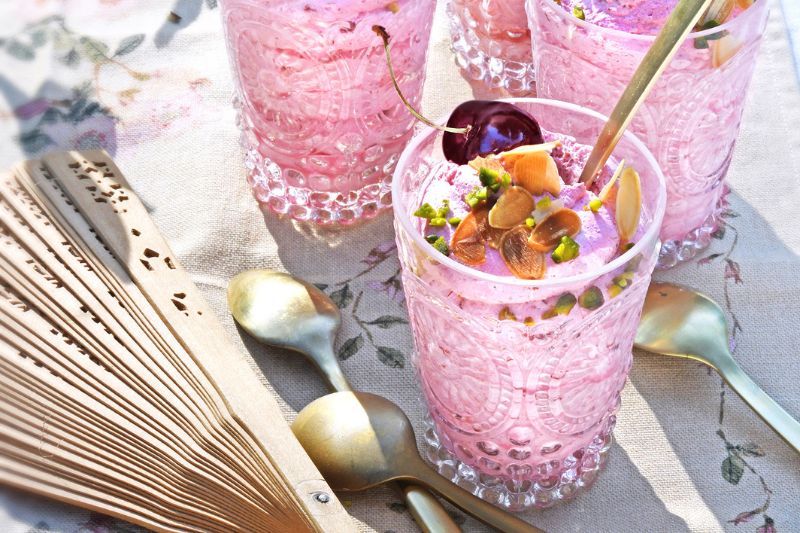 Mousse à la cerise