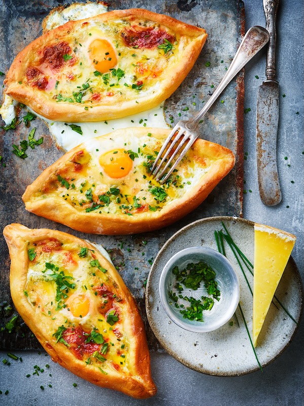 recette Oeufs en croûte de pain et fromage
