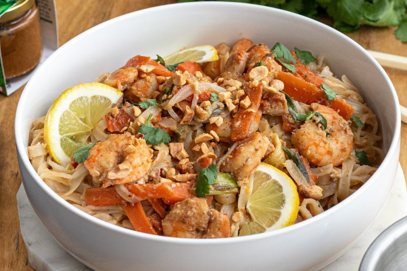 Pad Thaï aux crevettes facile