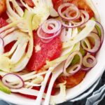 Salade de pomelo aux crevettes