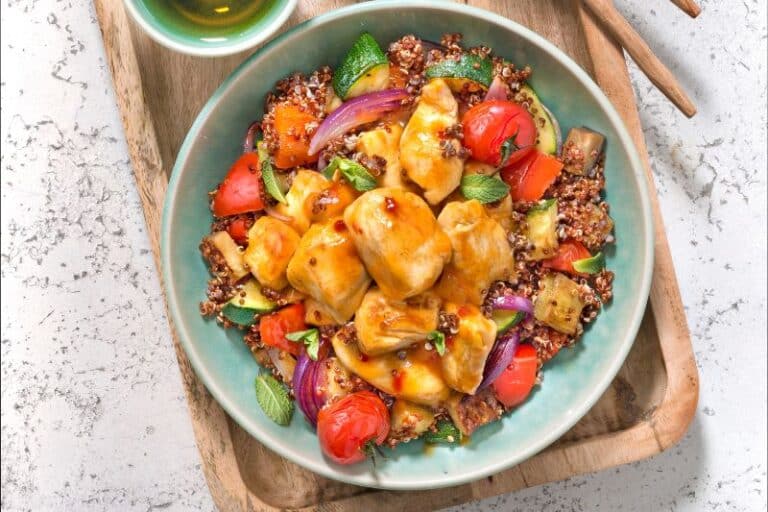 Poulet aigre douce au quinoa