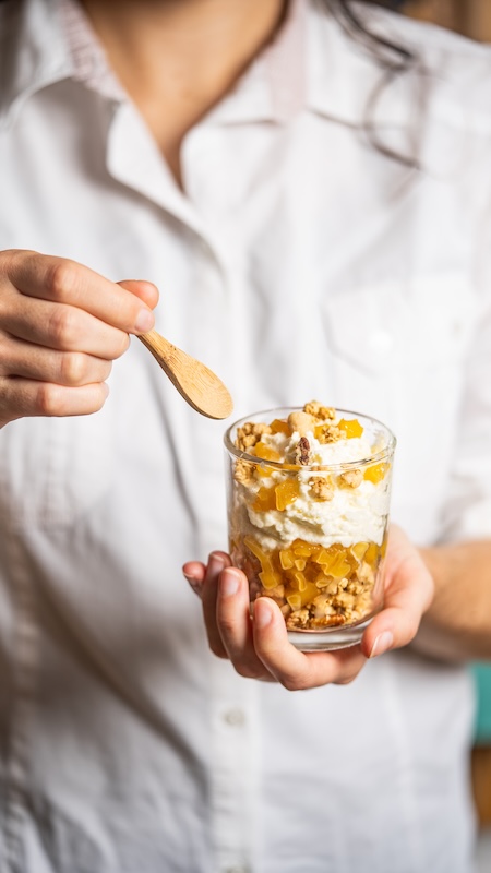 recette de Verrine au Camembert de Normandie et pommes