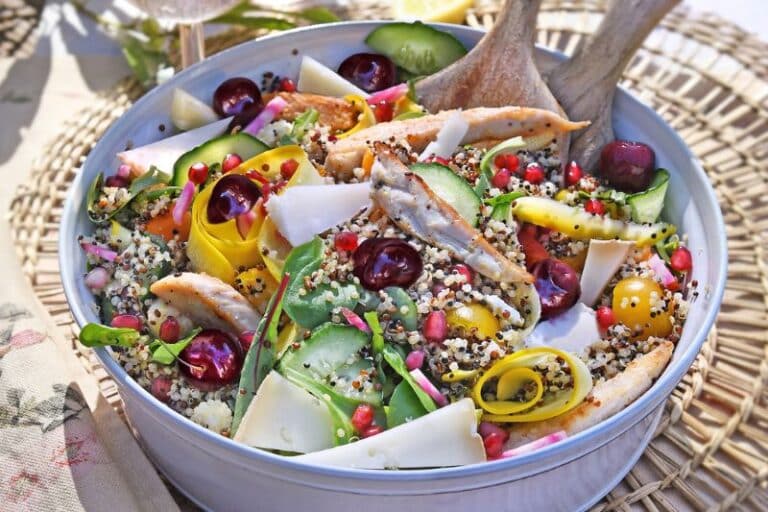 Salade estivale colorée