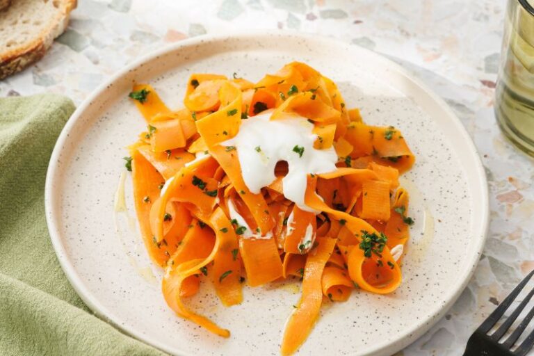 Tagliatelles de carottes au Petit Billy