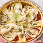 Tarte Reblochon tomate et fenouil