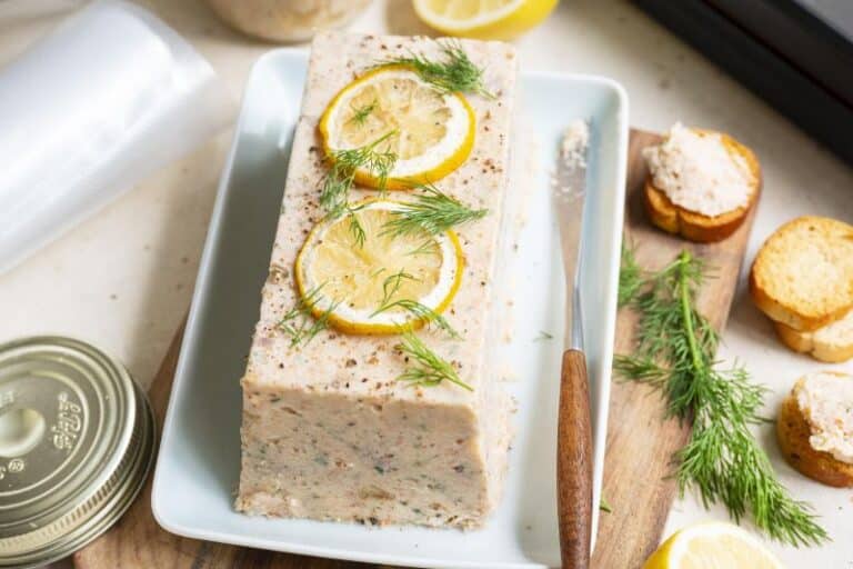 Terrine de poisson sous-vide