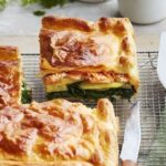 Tourte au cresson et aux saumons