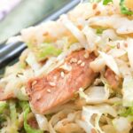 Wok de chou vert au poulet