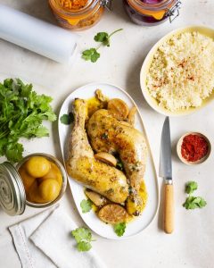 recette de Cuisses de poulet au citron confit