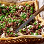 Tarte fine au boeuf haché