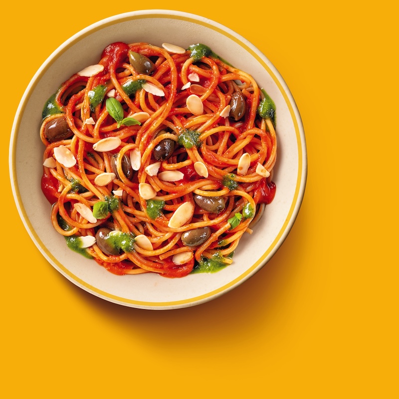 recette de Spaghetti aux tomates datterini et olives
