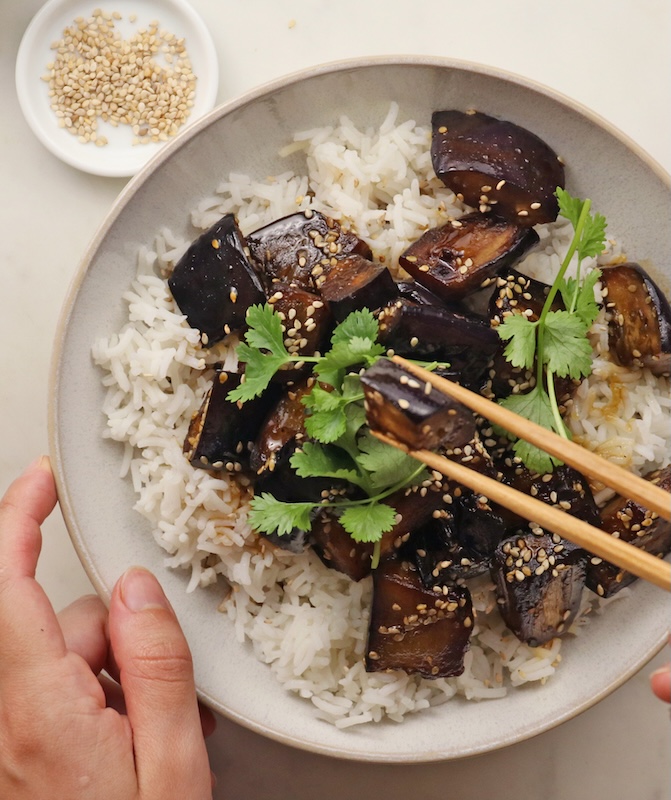 recette Aubergines teriyaki