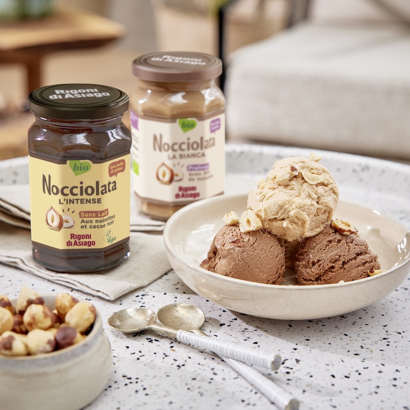 recette de Glaces à la Nocciolata