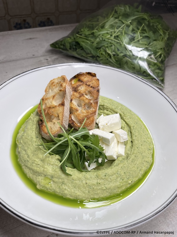 recette de Houmous de roquette