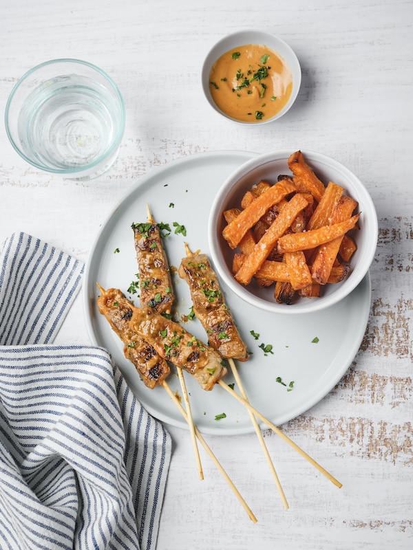 recette de Brochettes d’agneau ketchup-Savora