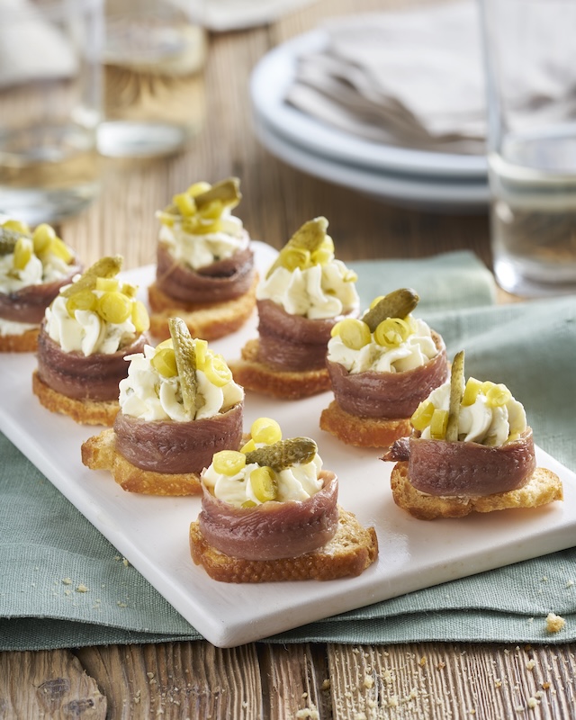 recette de Montadito aux anchois