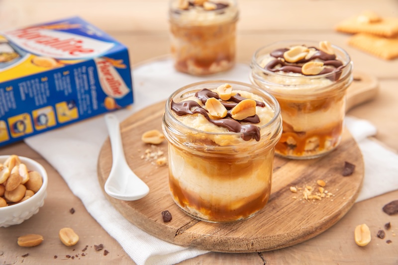 recette de Verrines façon Snickers