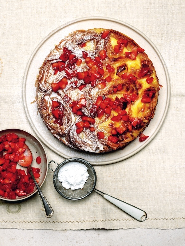 recette de Tarte froissée à la fraise