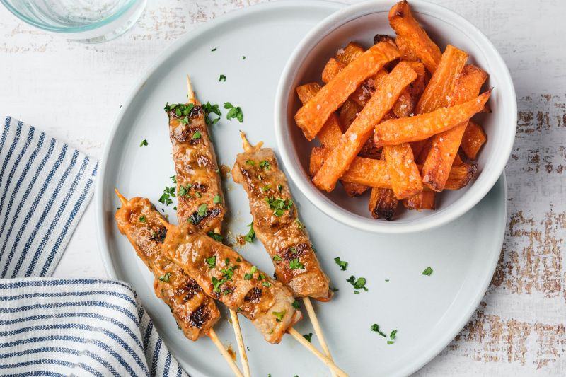 Brochettes d’agneau ketchup-Savora