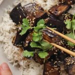 Aubergines teriyaki
