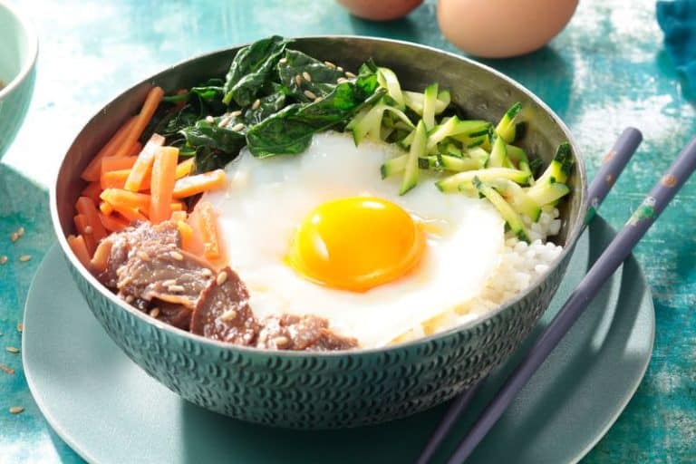 Bibimbap coréen aux courgettes