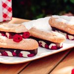 Barres chocolat framboises aux biscuits