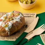 Jacket potatoes aux cornichons