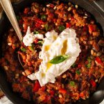 Caponata à la stracciatella