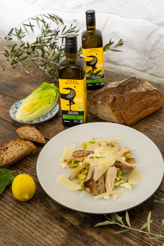 le recette de La salade César de Christian Têtedoie