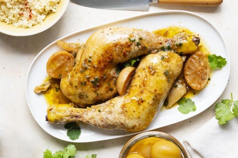 Cuisses de poulet au citron confit